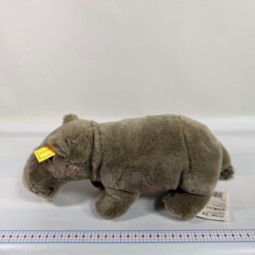 激レア　タグ付き　証明あり　シュタイフアニマル　カバ　モッキー　Mocky