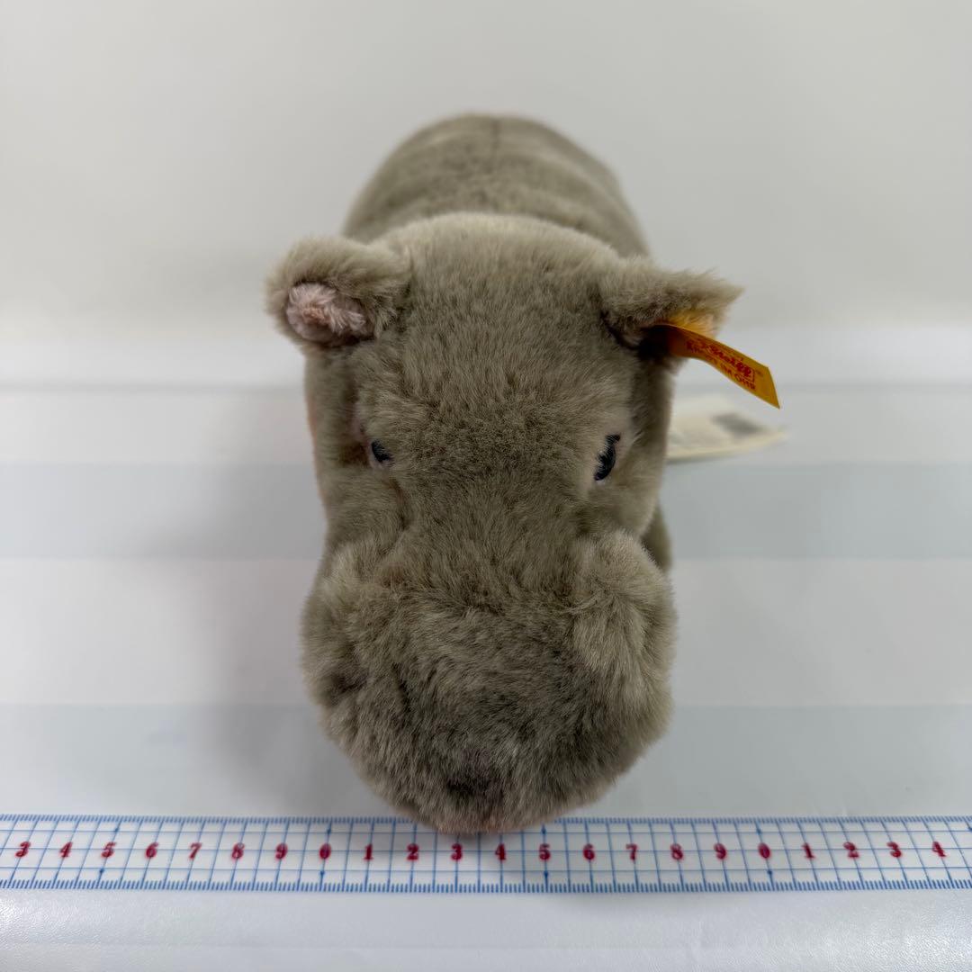 激レア　タグ付き　証明あり　シュタイフアニマル　カバ　モッキー　Mocky