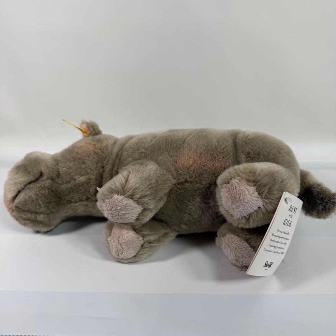 激レア　タグ付き　証明あり　シュタイフアニマル　カバ　モッキー　Mocky