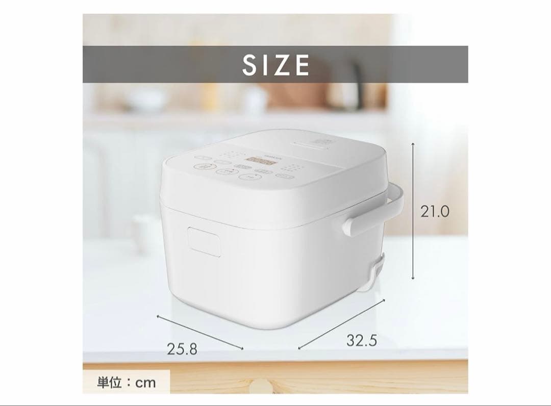 山善 炊飯器 5.5合 マイコン式 AMRC-10M 一人暮らし 低温調理付き