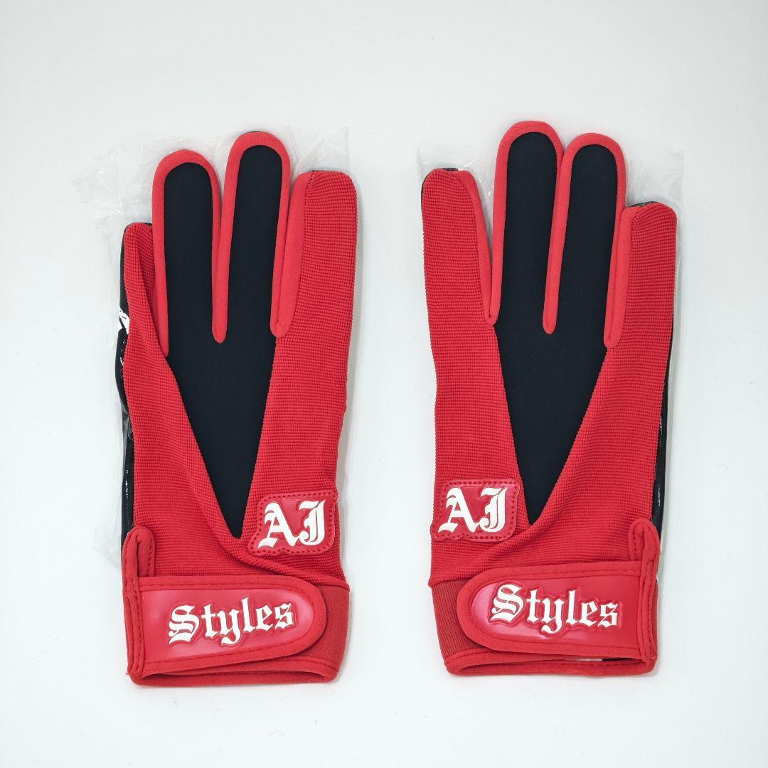 【祝殿堂入り】 AJスタイルズ 本人着用 Bullet Clubグローブ