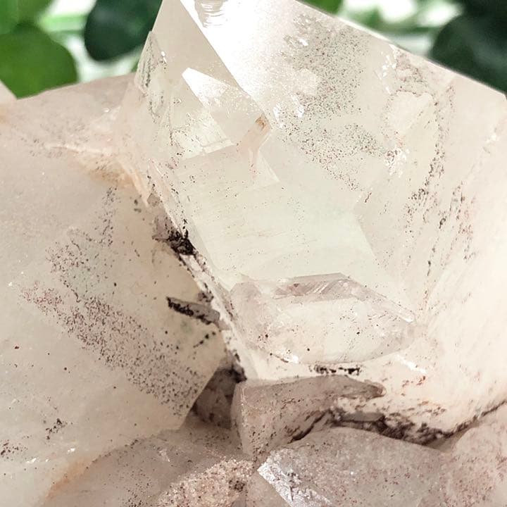 N154 ピンクマニカランヒマラヤ水晶クラスター