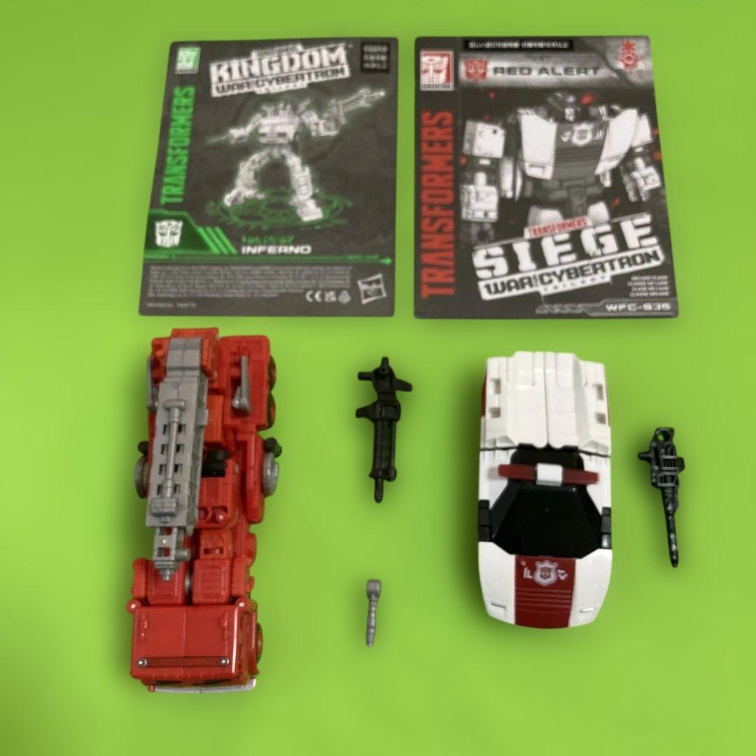 Transformers インフェルノ & レッドアラート セット