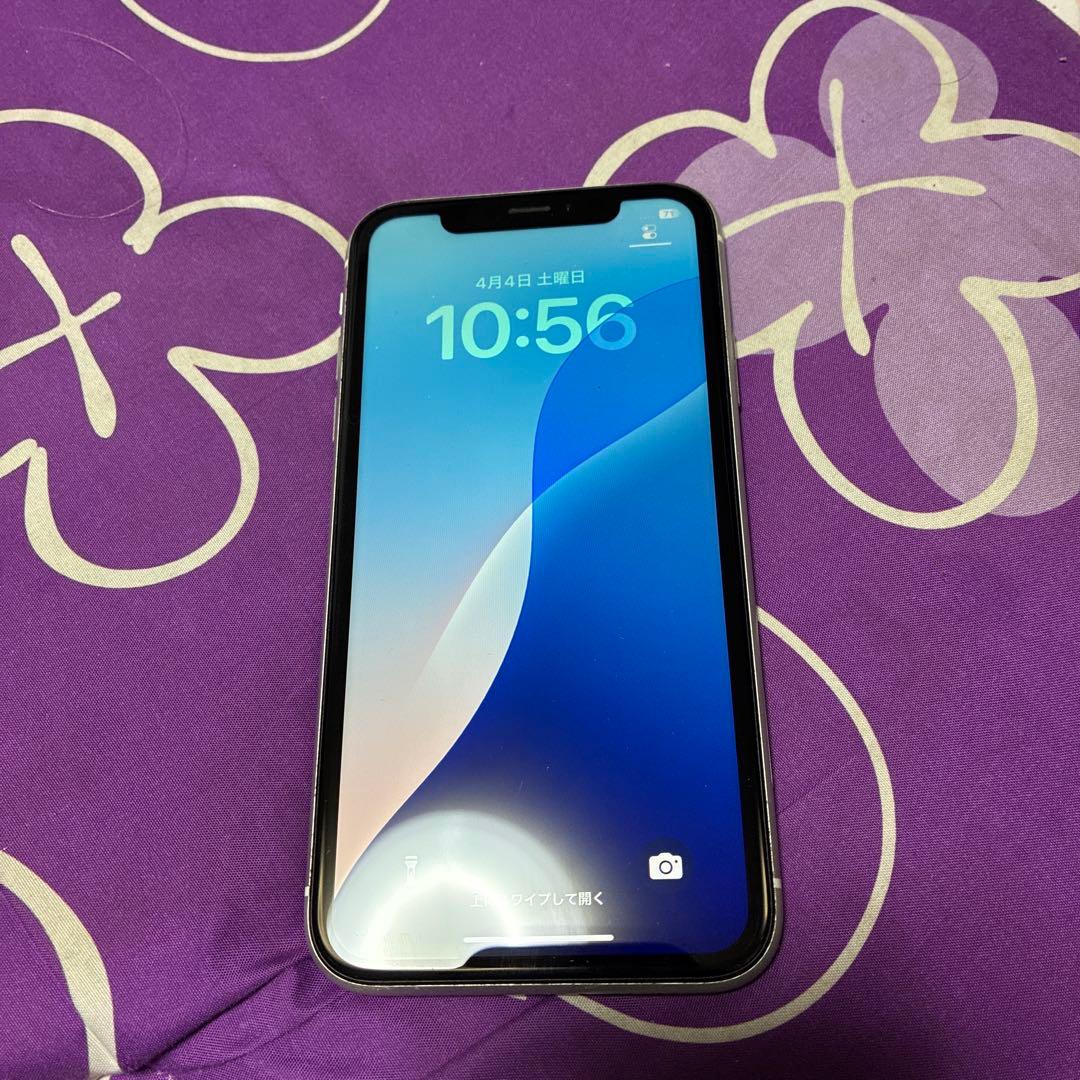 Apple iPhone XR ホワイト64クリアケース付き