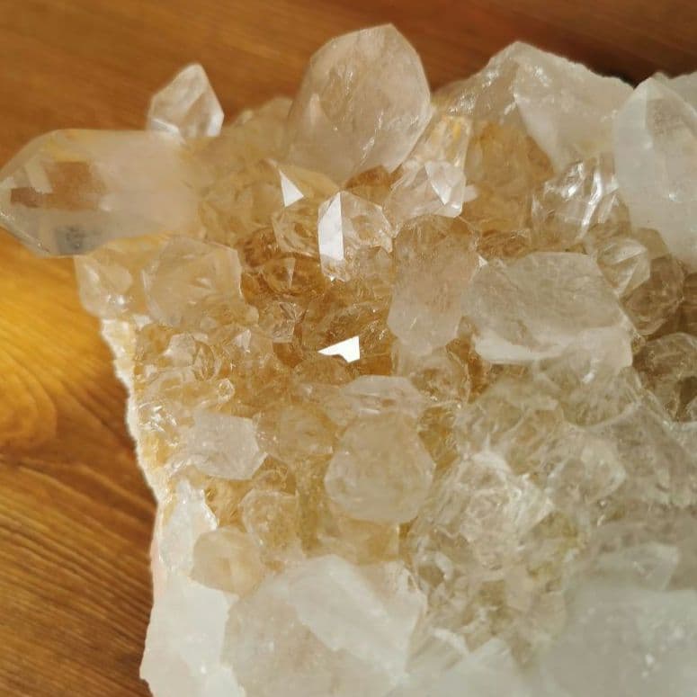 品質証明書付き マニカラン産 水晶 クラスター J