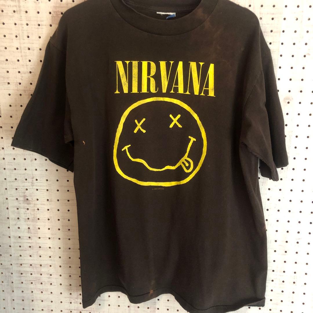 NIRVANA ニルヴァーナ　Smile Tシャツ　丸胴 all sport