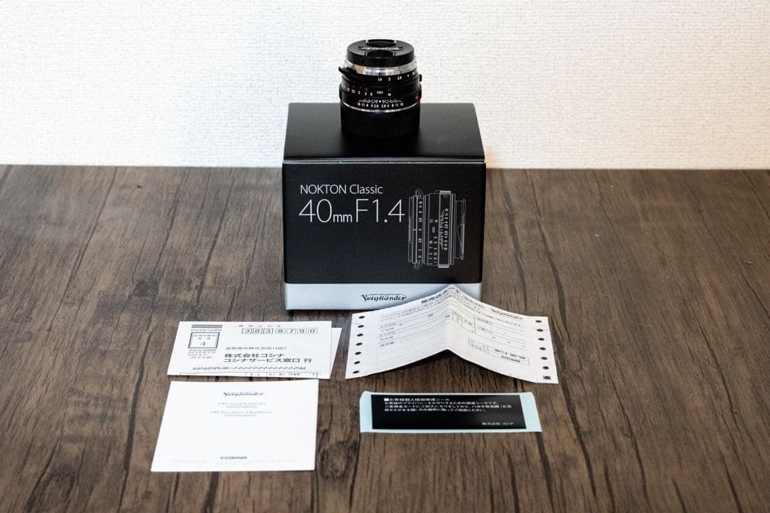レンズ(単焦点) VoightLander NOKTONclassic40mm F1.4 M.C
