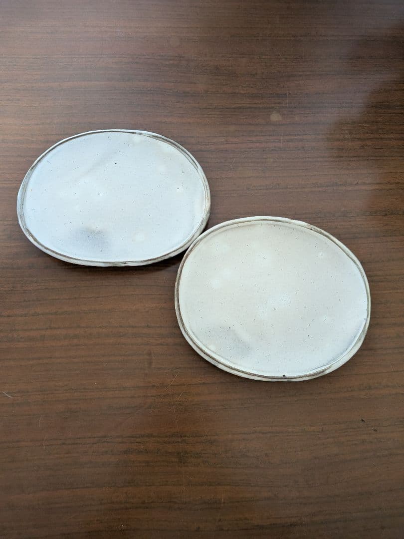 花岡隆　楕円銘々皿2枚セット