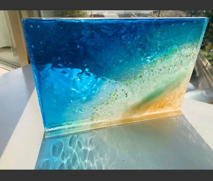 【値下げ】レジンアート 海の風景 約30cm