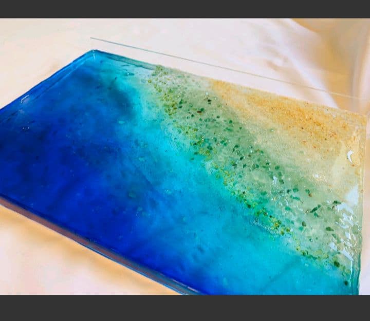 【値下げ】レジンアート 海の風景 約30cm