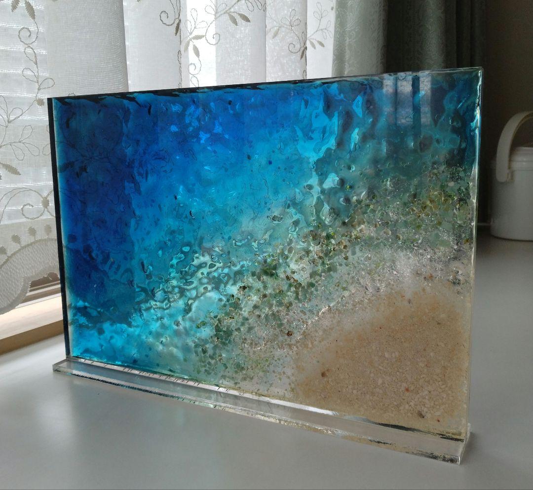 【値下げ】レジンアート 海の風景 約30cm