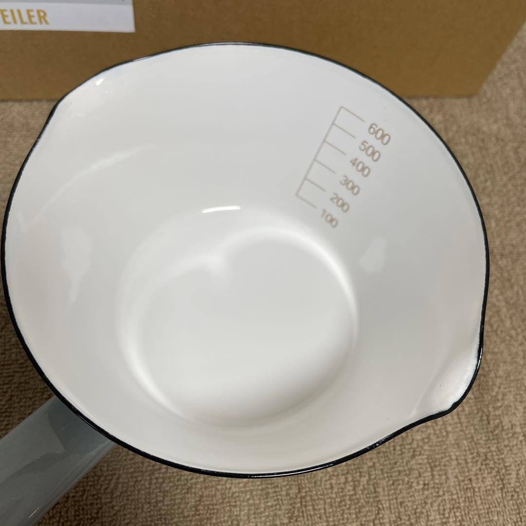 【新品未使用】フェイラー　ハイジドット ホーローミルクパン