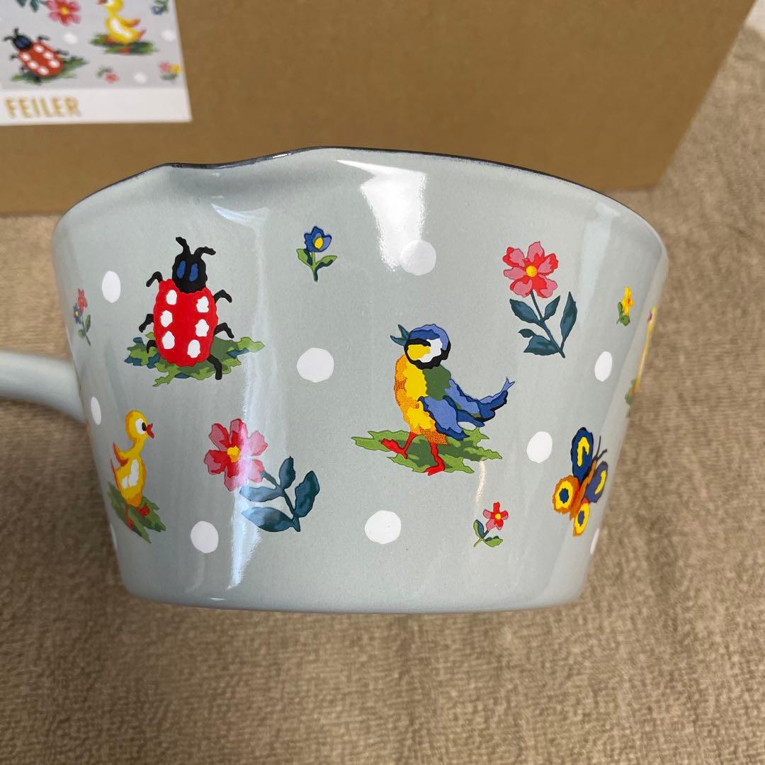 【新品未使用】フェイラー　ハイジドット ホーローミルクパン