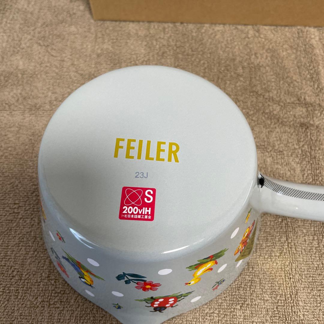 【新品未使用】フェイラー　ハイジドット ホーローミルクパン