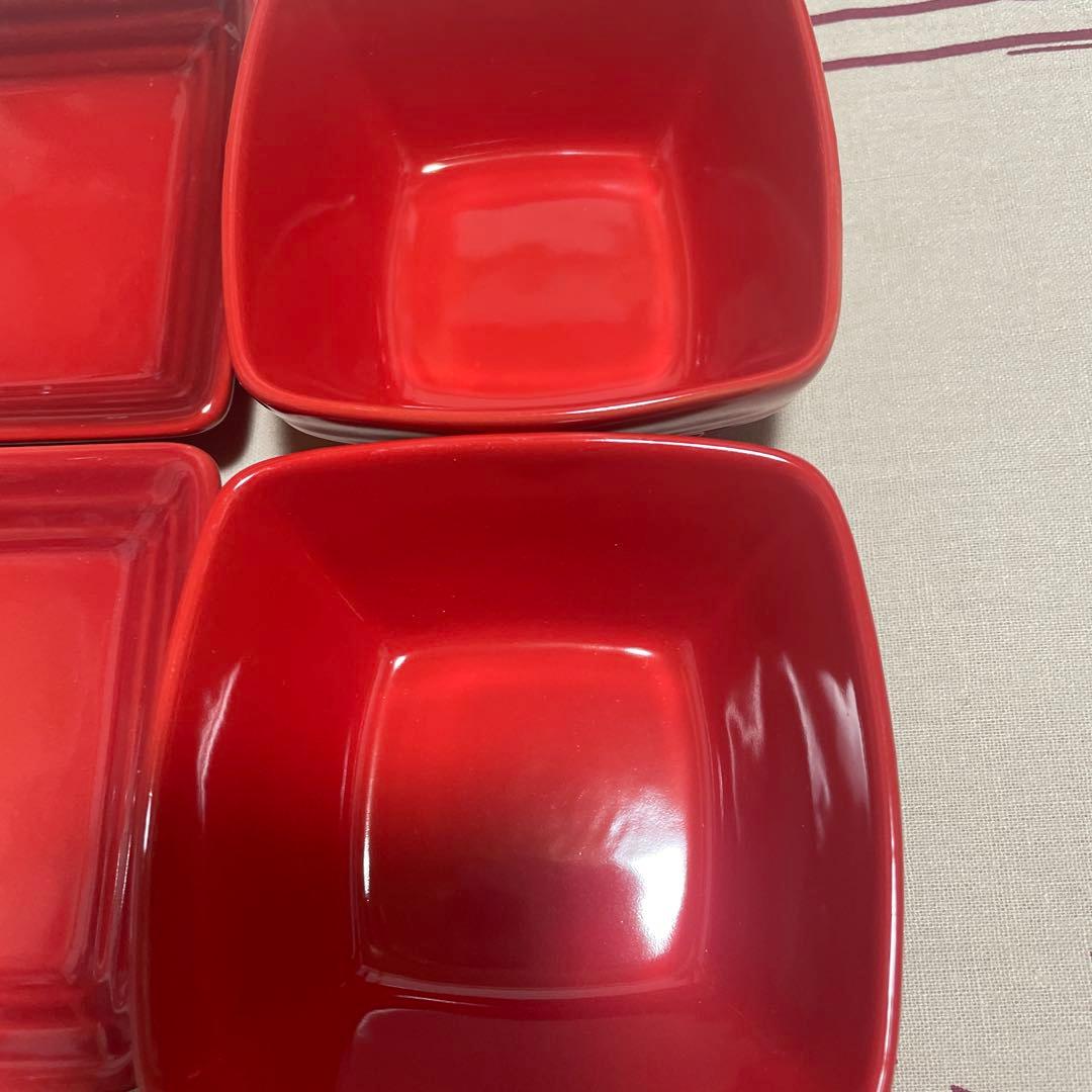 《美品》LE CREUSET 赤 食器セット 5点