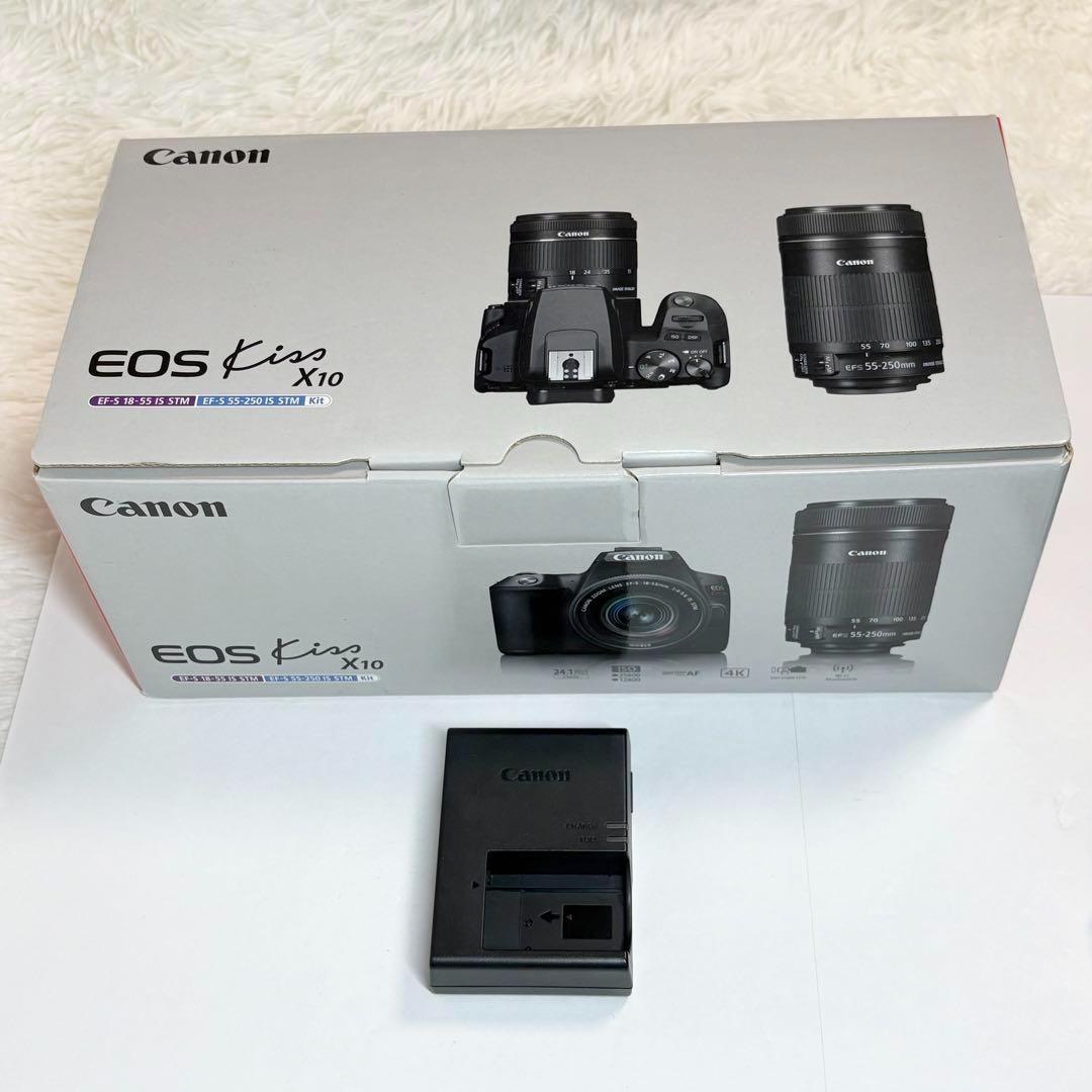 Canon キャノン EOS Kiss X10 ダブルズームキット 箱付き 美品