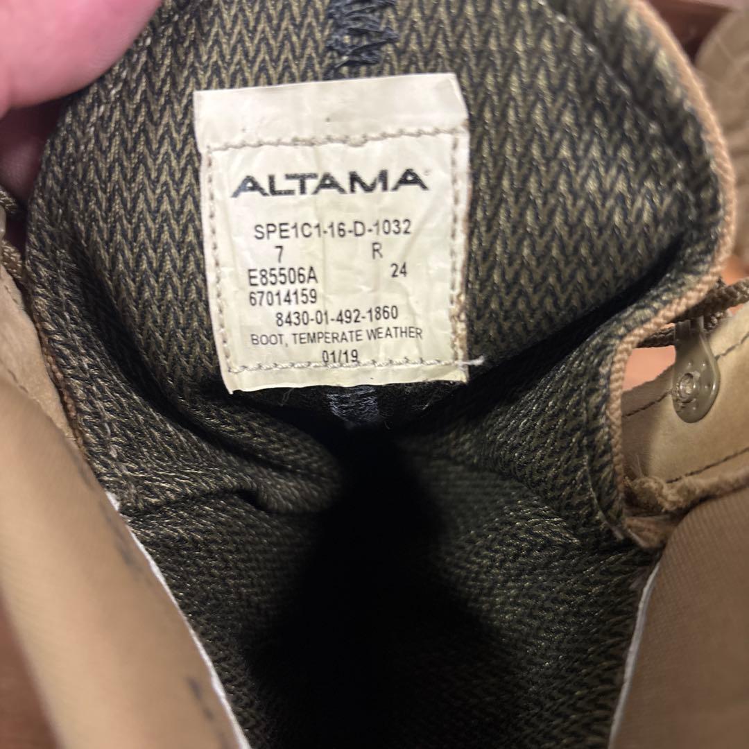 美品　米軍　実物　ALTAMA GORE−TEX ブーツ　25cm （73）