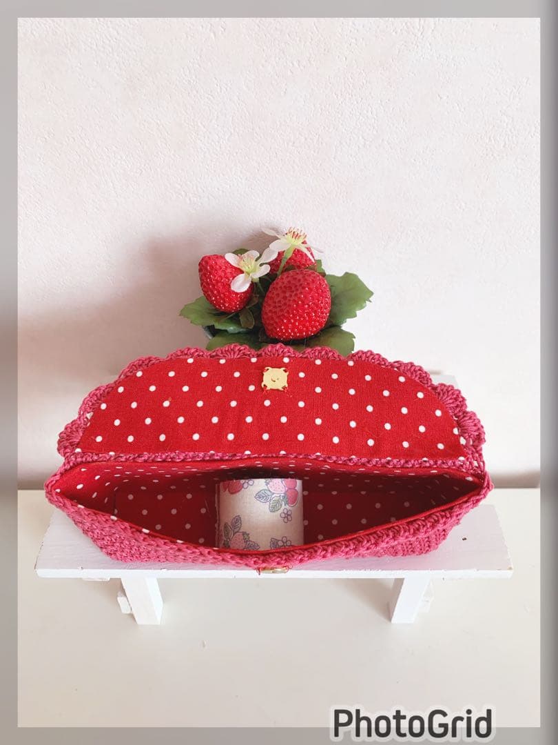 手編みメガネケース・カードケース・キーホルダー(はるページ)