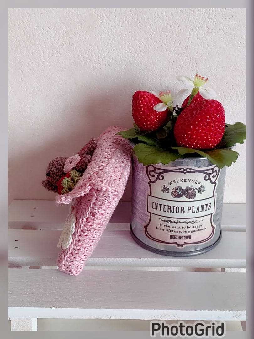 手編みメガネケース・カードケース・キーホルダー(はるページ)