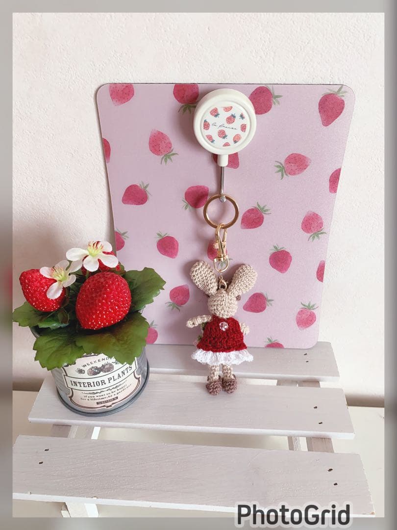 手編みメガネケース・カードケース・キーホルダー(はるページ)