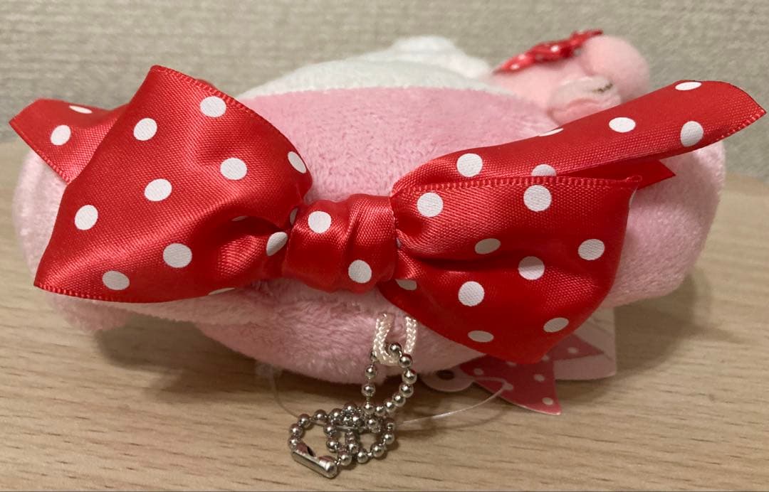 タグ付き✨希少品✨マイメロディ ピピメロ いちご色のリボン ぬいぐるみマスコット