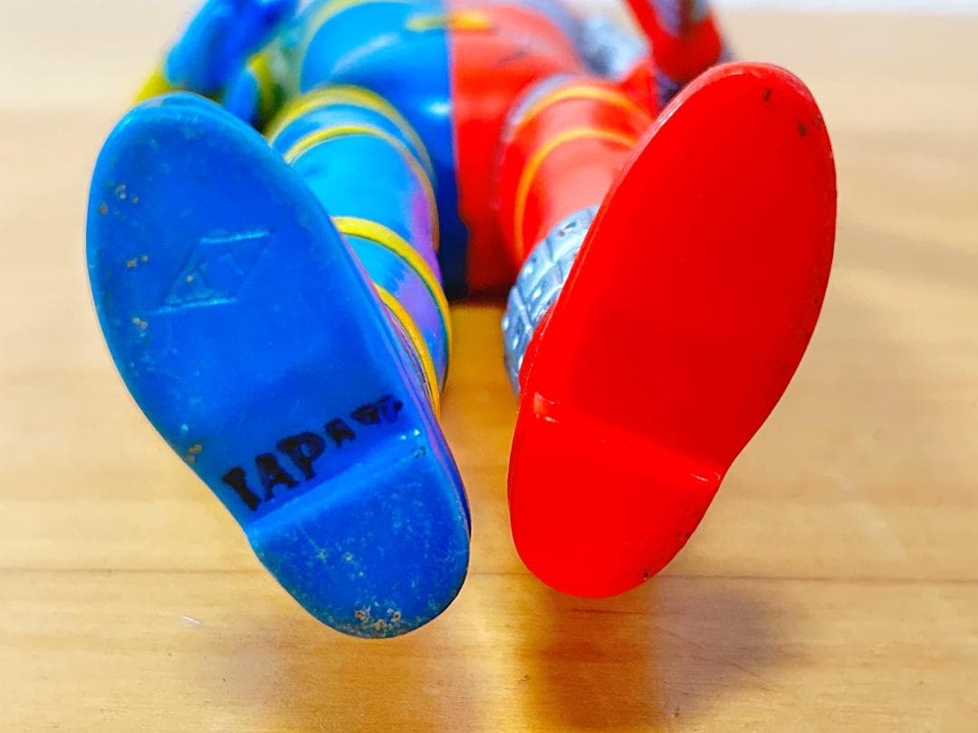 タカトク 人造人間キカイダー ソフビ 28cm 輸出版 当時物 台紙付 バンダイ