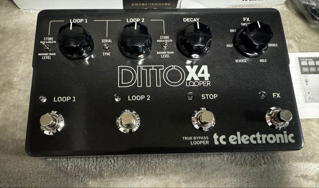 tc electronic DITTO X4 LOOPER 中古完動品お値下げ