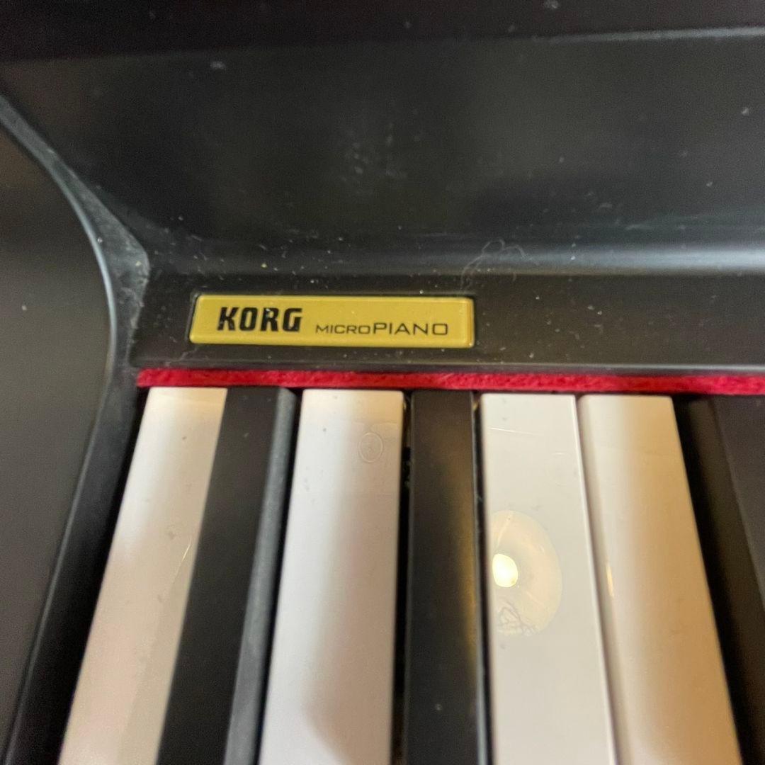 KORG micro PIANO 日本製 電子ピアノ コルグ レッド61鍵盤