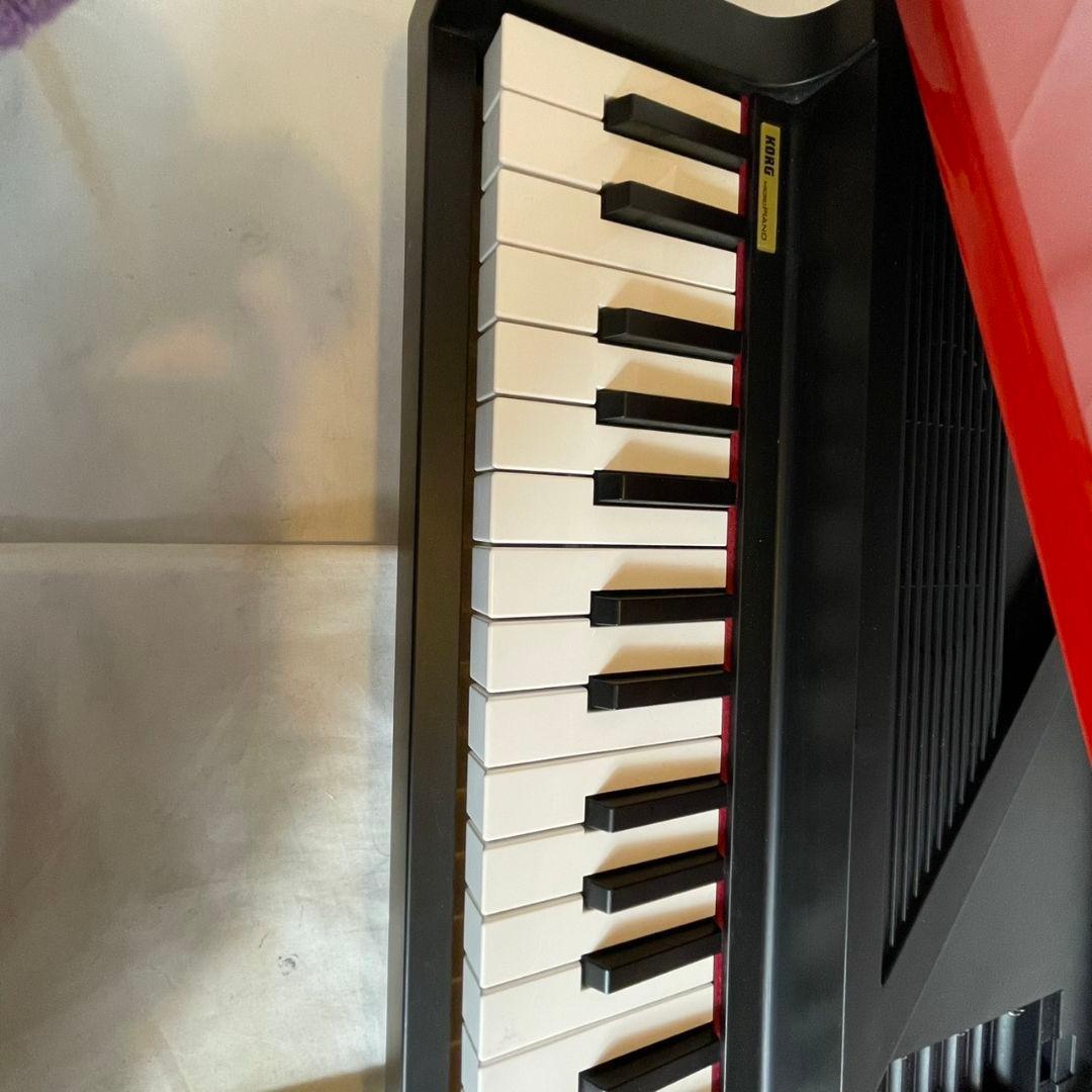 KORG micro PIANO 日本製 電子ピアノ コルグ レッド61鍵盤