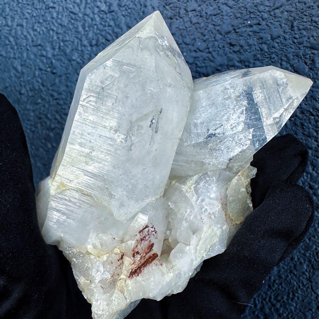 希少❗️高品質❗️マニカラン産レインボーヒマラヤ水晶クラスター超強いパワーA1406