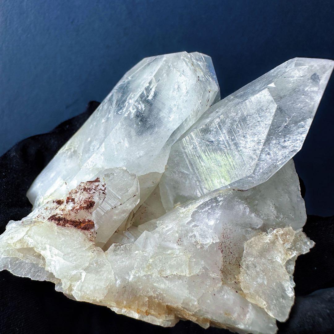 希少❗️高品質❗️マニカラン産レインボーヒマラヤ水晶クラスター超強いパワーA1406