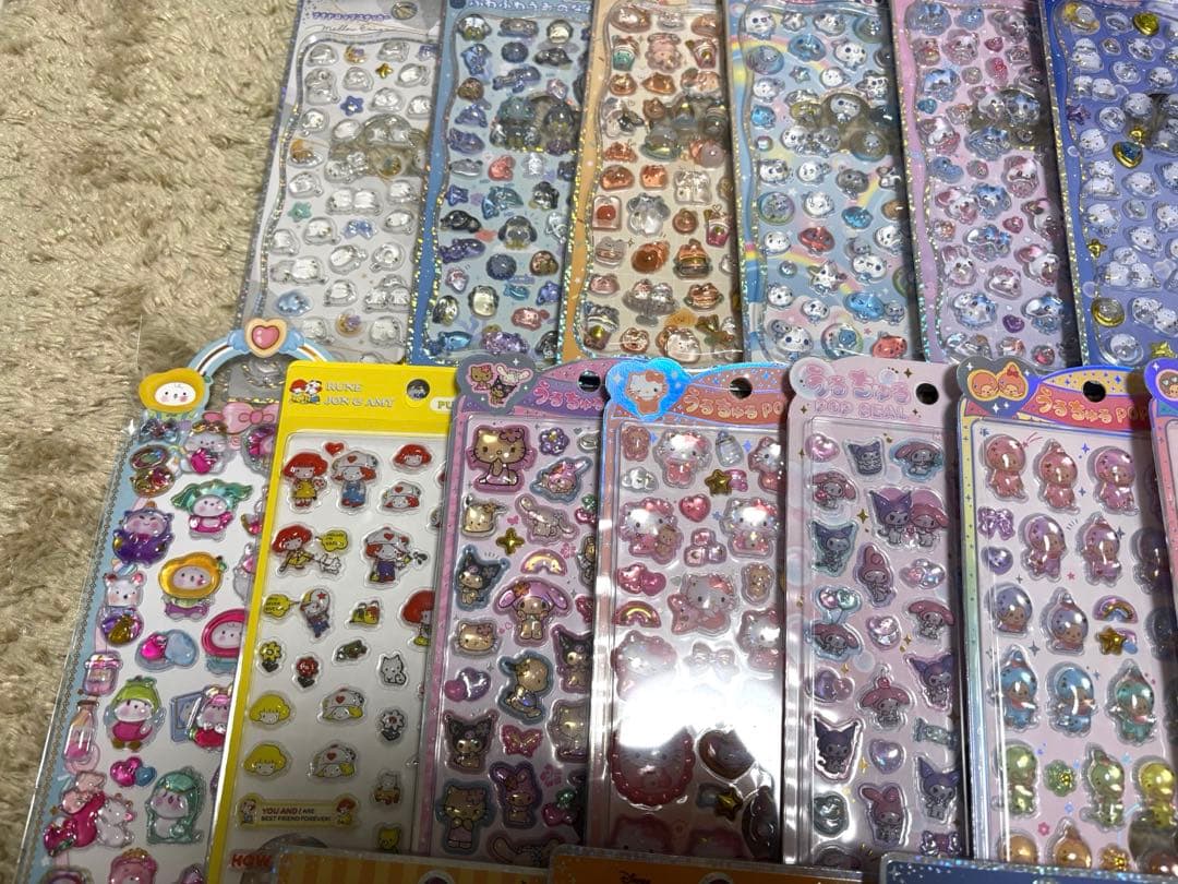 【正規品】ボンボンドロップシール　うるちゅる　プチドロ　シール　まとめ売り