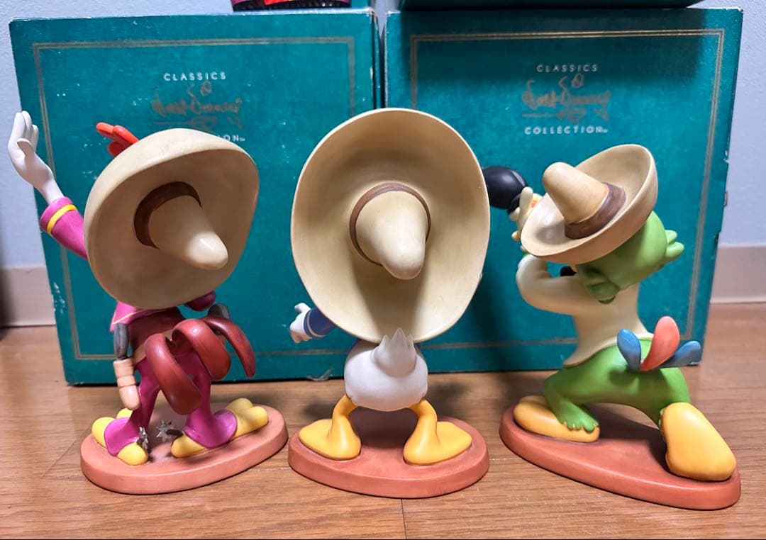 WDCC　三人の騎士　オープニングタイトル付き　フルセット　ディズニーフィギュア