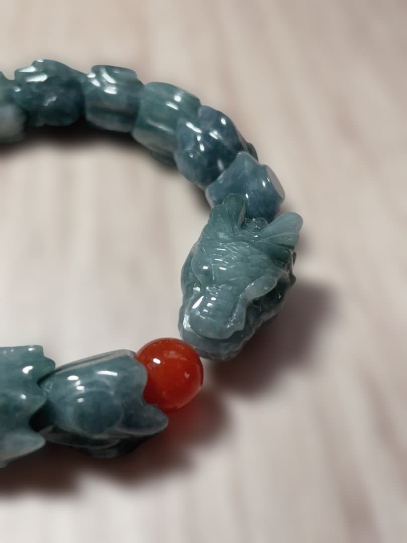翡翠 龍 ブレスレット