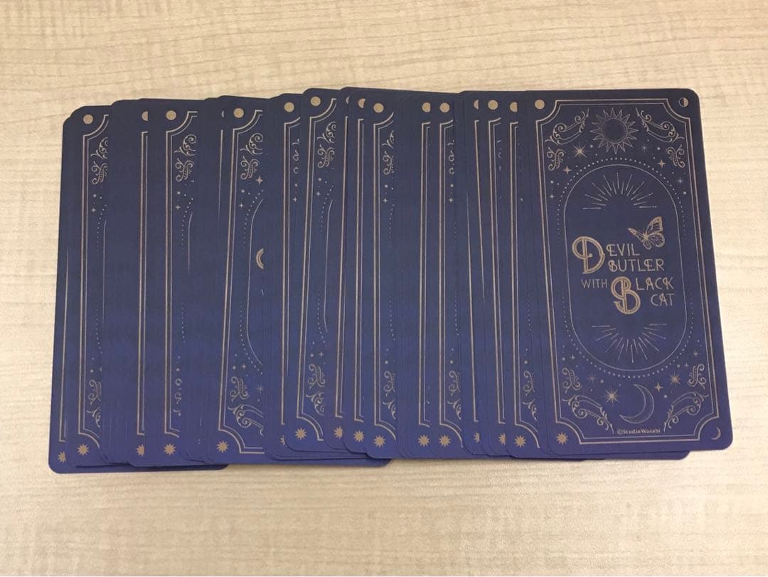 ❶悪魔執事と黒い猫 ハナマル タロット風カードコレクション 58枚