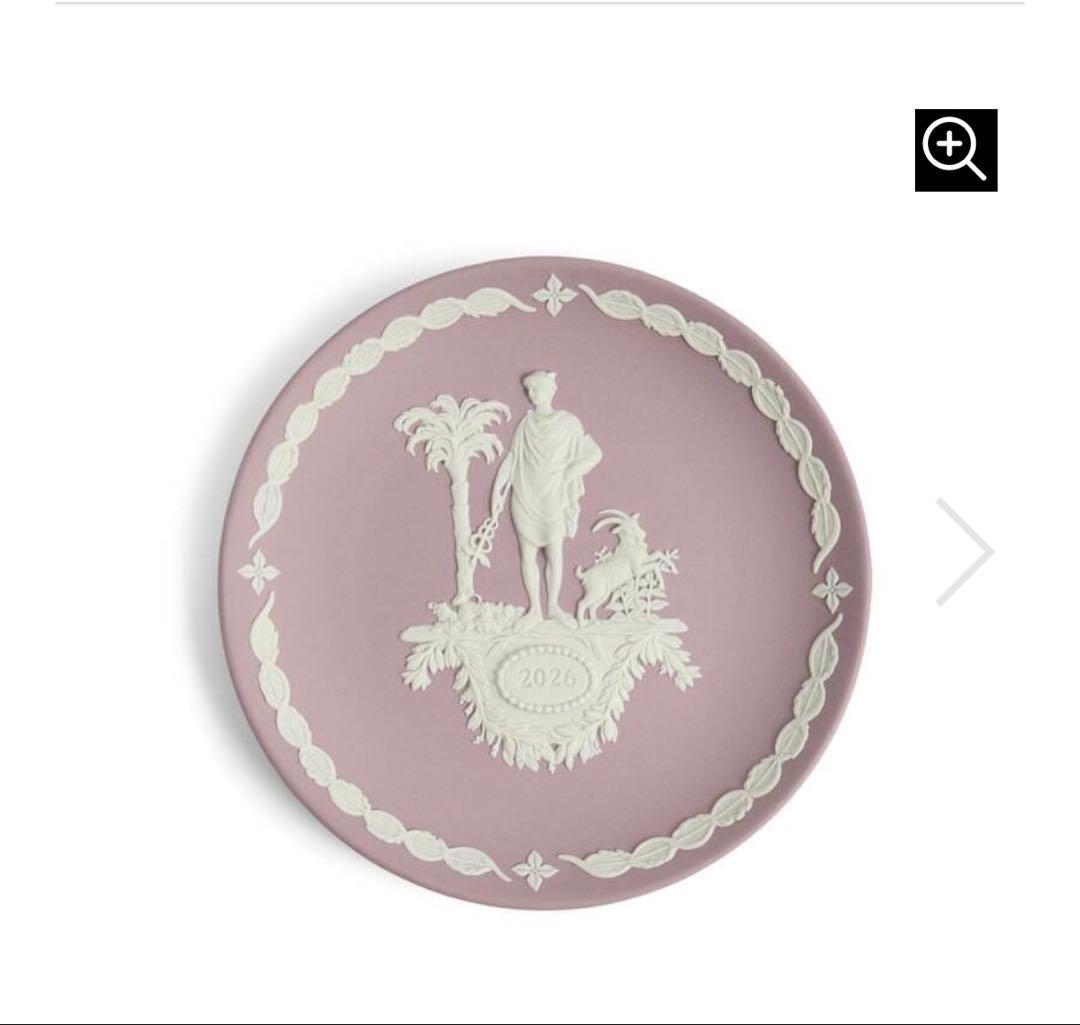 ♦︎最終価格♦︎新品未使用♦︎ウェッジウッド　ジャスパーイヤープレート 2026年