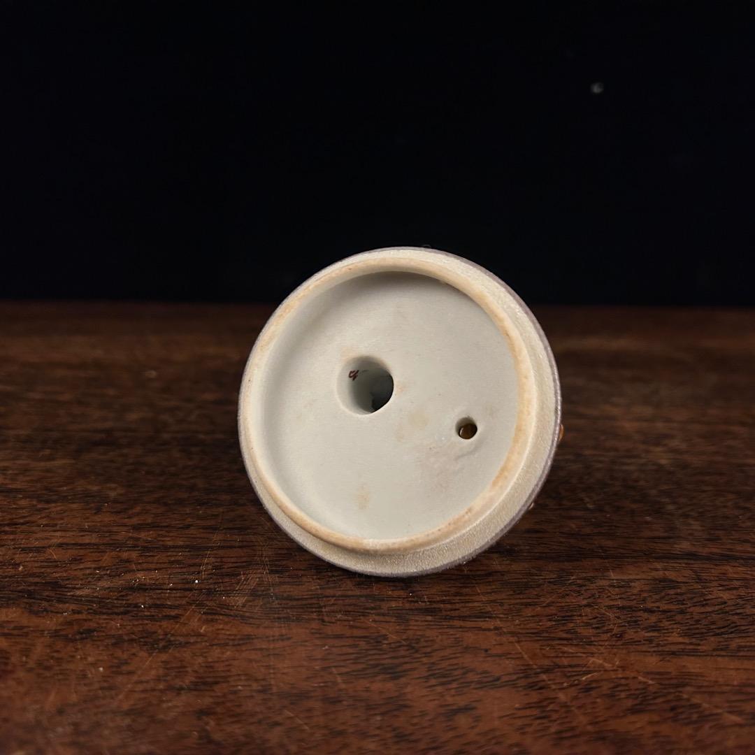 は*み様 九谷八十吉造 茄子釉三足香炉