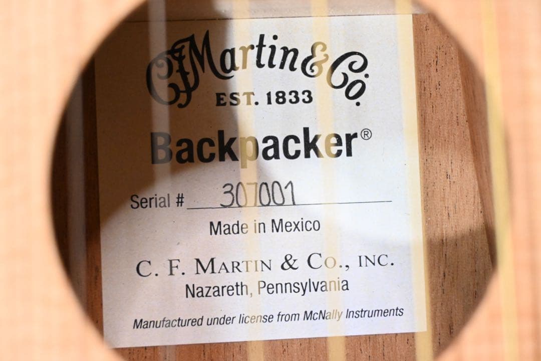 【ケース付】Martin Backpacker Lefty 左利き用 レフティ