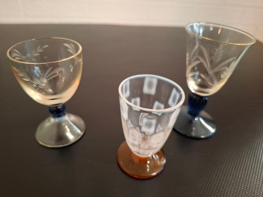 ガラス工芸　酒器揃え