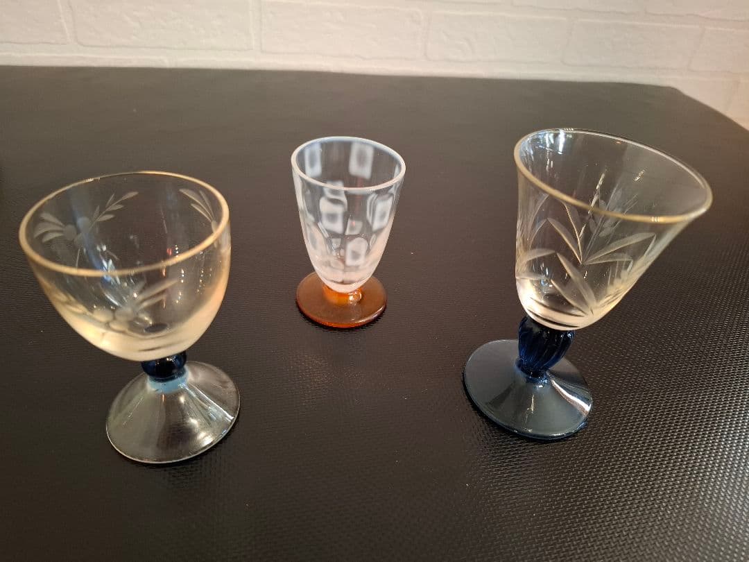 ガラス工芸　酒器揃え