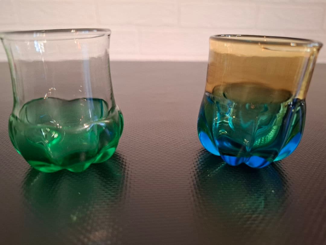 ガラス工芸　酒器揃え