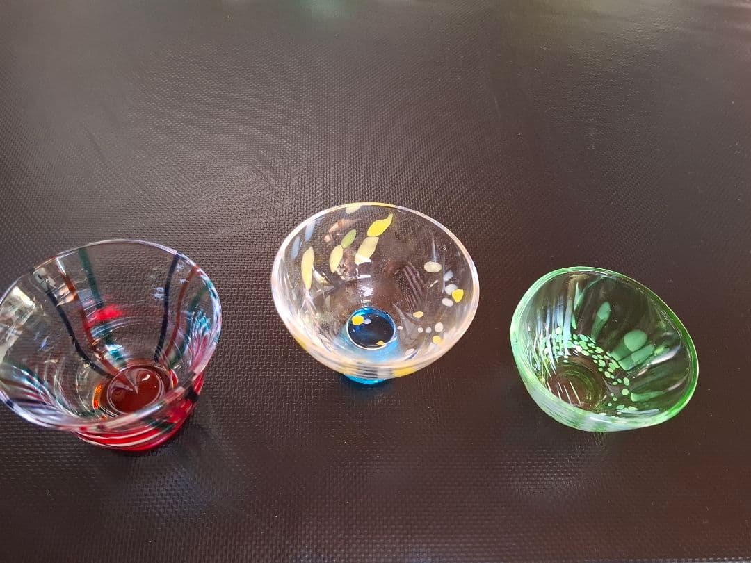 ガラス工芸　酒器揃え