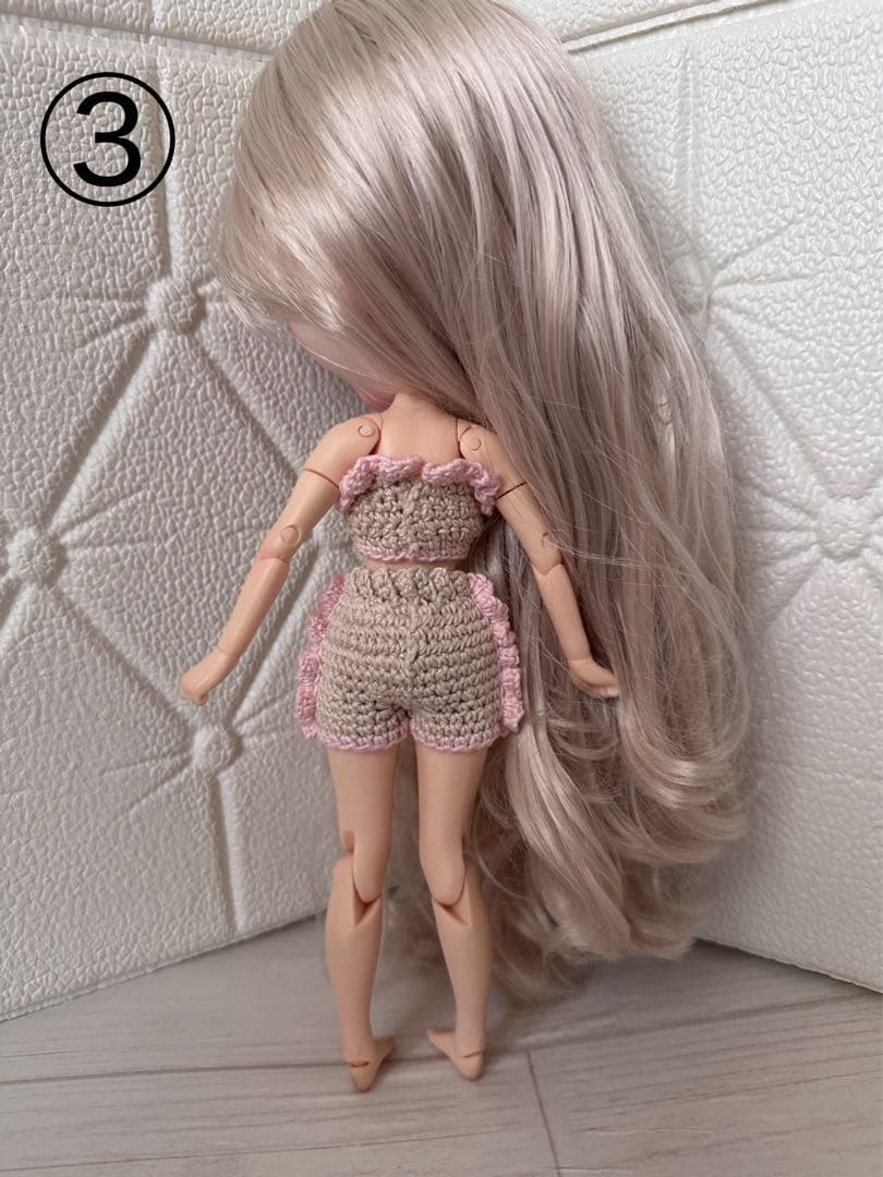 ーあやばーー　ドール服3点セット