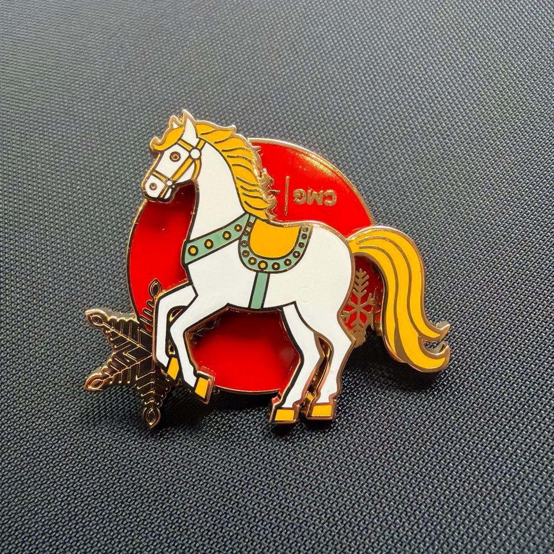 【非売品・新品】2026 ミラノコルチナオリンピック CMG ピンバッジ