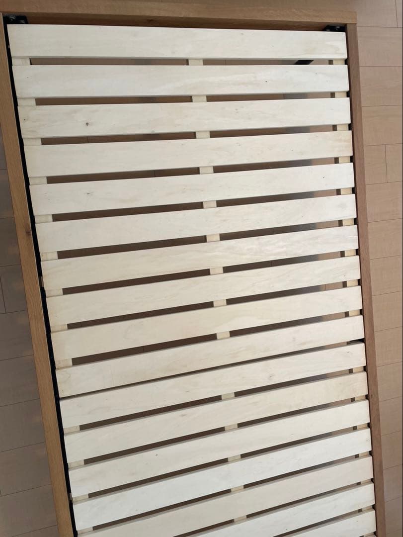 ノーウェアライクホーム　ユニック　ベッドフレーム　シングル　スノコベッド 無垢材