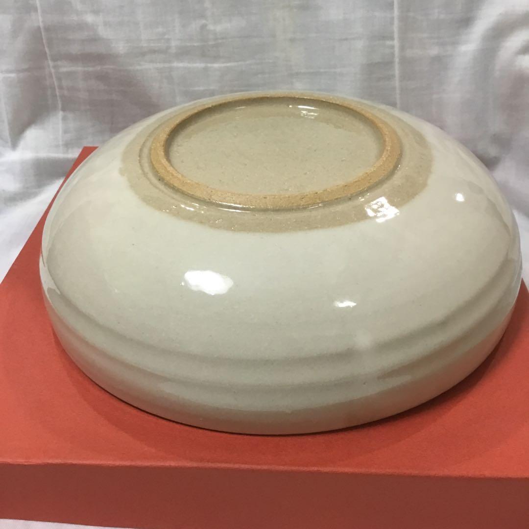 高級★京焼　清水焼き 陶葊（とうあん）色絵付け大皿　ぶどう柄