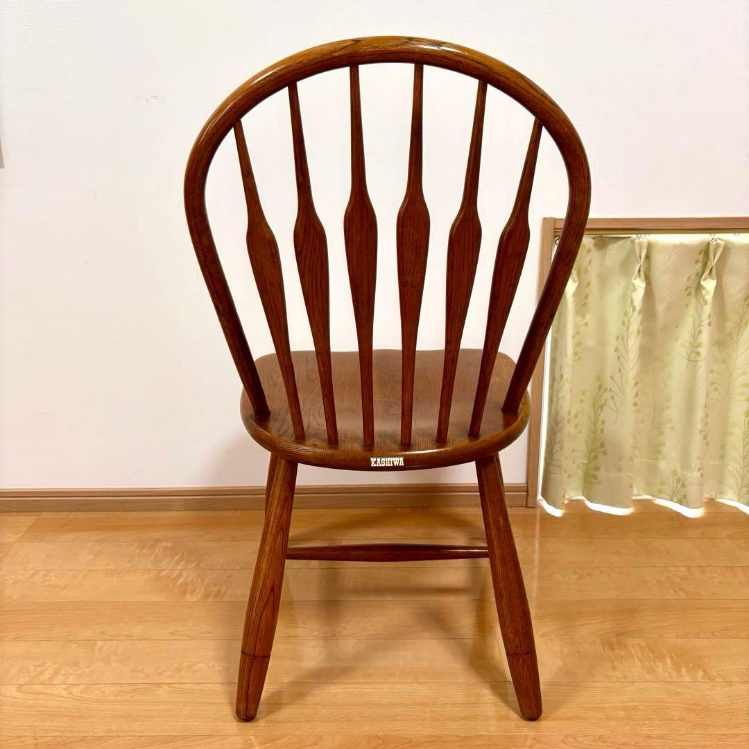 柏木工 KASHIWA ウィンザーチェア ダイニングチェア ビンテージ ②