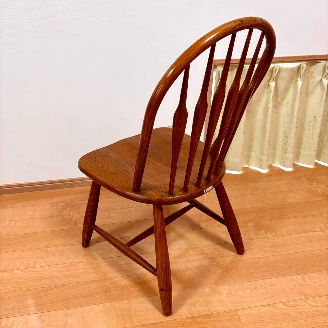 柏木工 KASHIWA ウィンザーチェア ダイニングチェア ビンテージ ②
