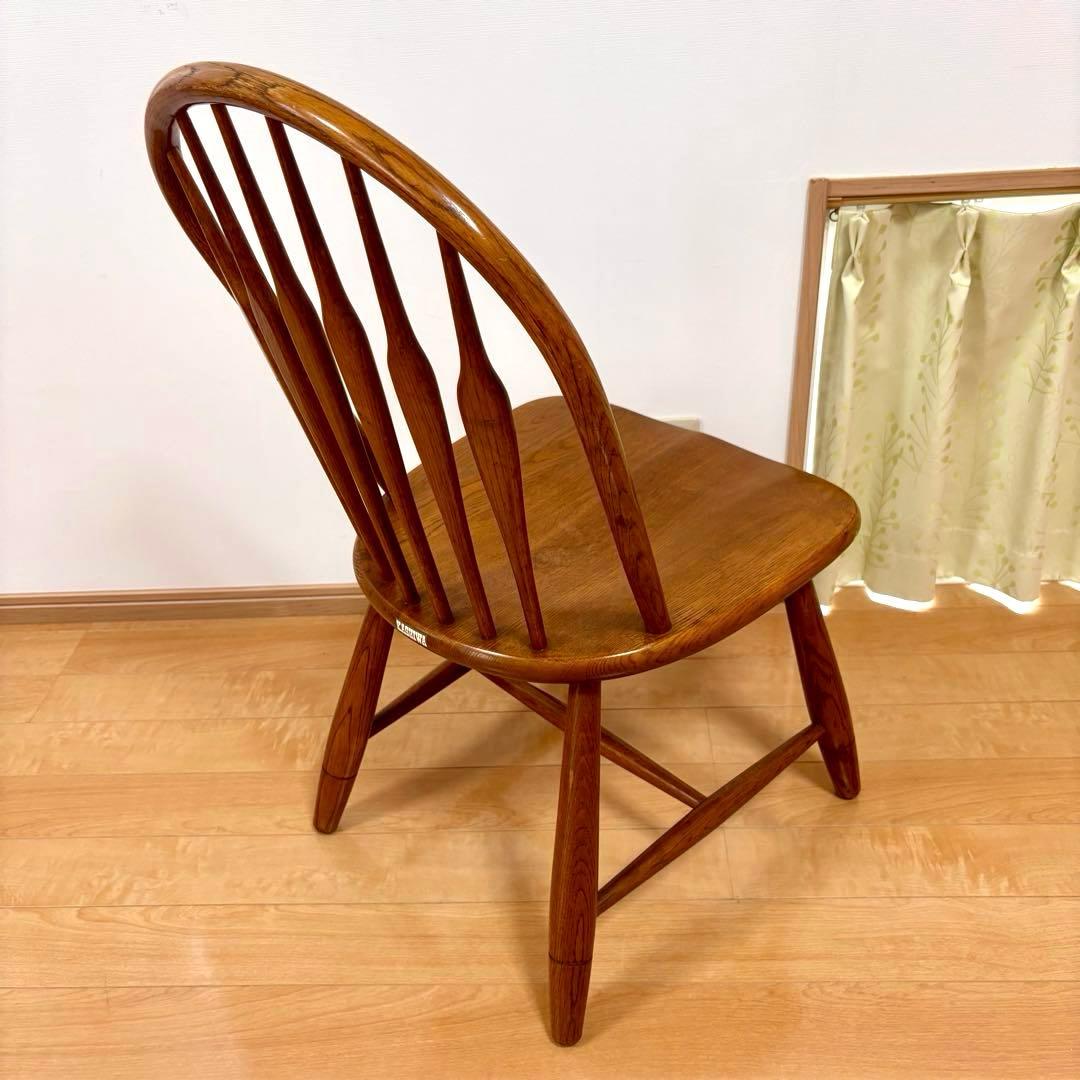 柏木工 KASHIWA ウィンザーチェア ダイニングチェア ビンテージ ②