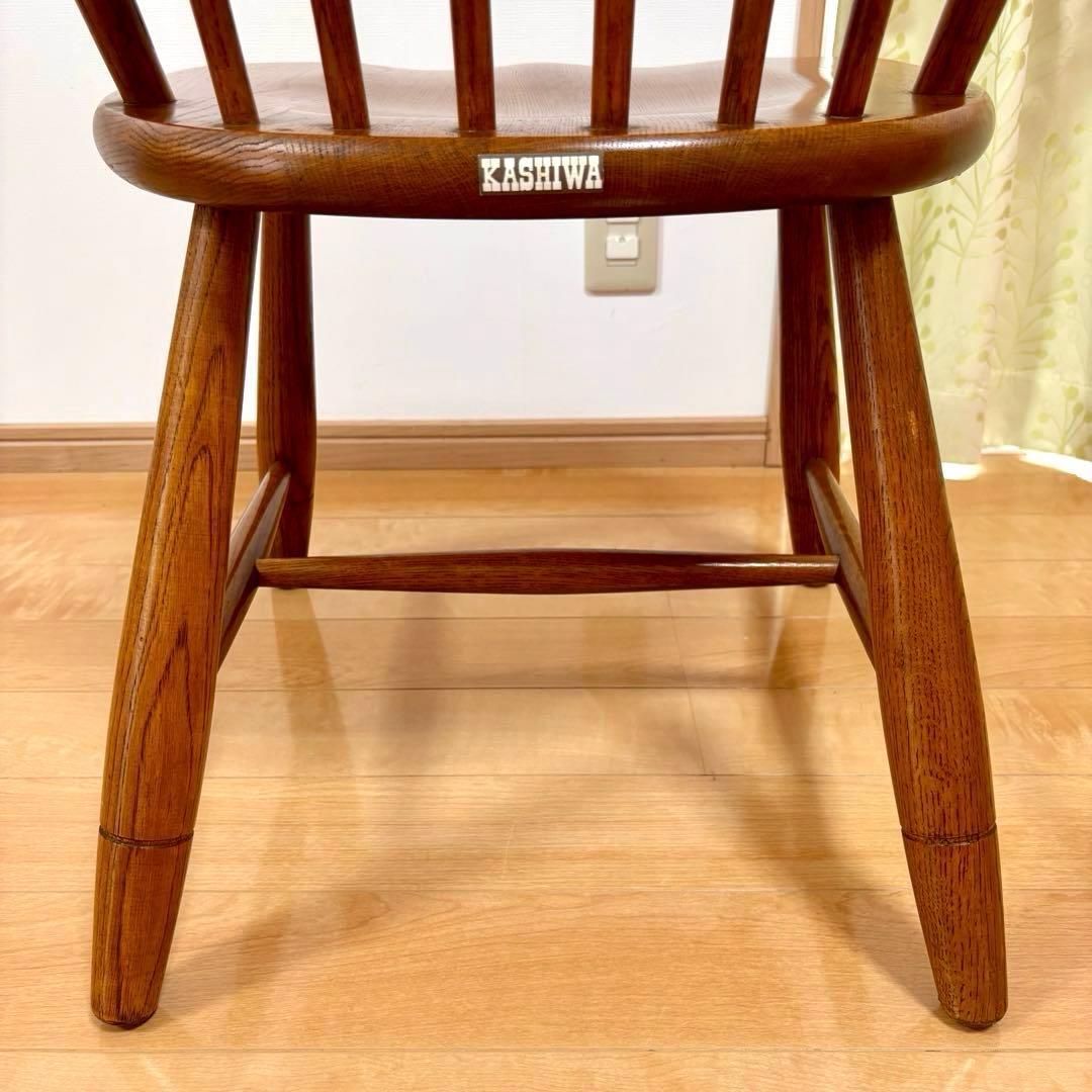 柏木工 KASHIWA ウィンザーチェア ダイニングチェア ビンテージ ②